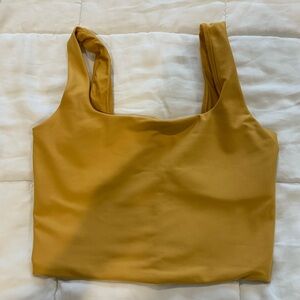 Abercrombie crop top with built in bra